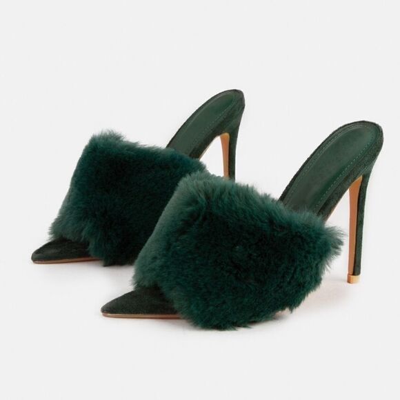 Limited edition Evergreen baddie bae pointy mules - Picture 3 of 8